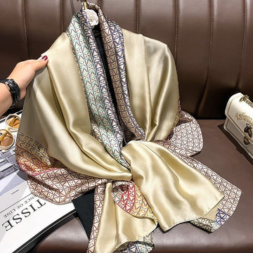 Fashion Square  Print  Scarf