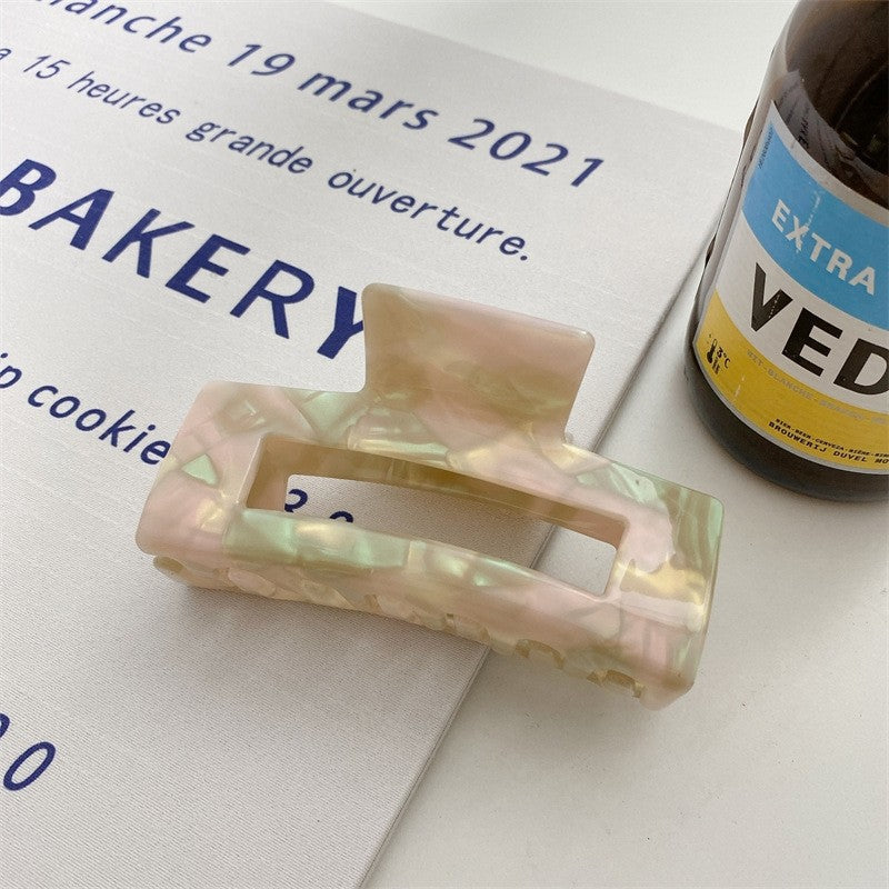 Color-Block Tie-Dye Claw Clip