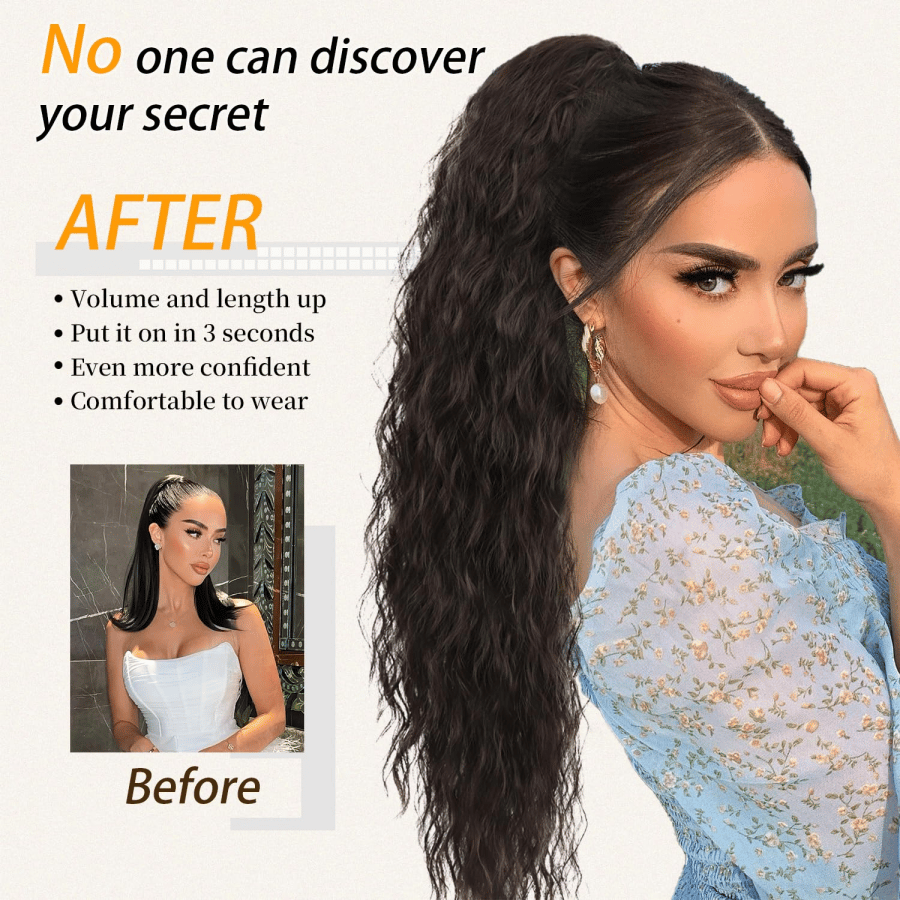 The Allure Me Ponytail - Salon-Quality Volume in Seconds +50%  OFF