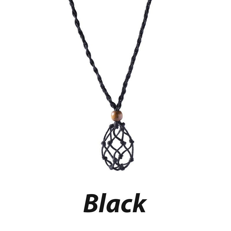Mesh Woven Necklace Pendant