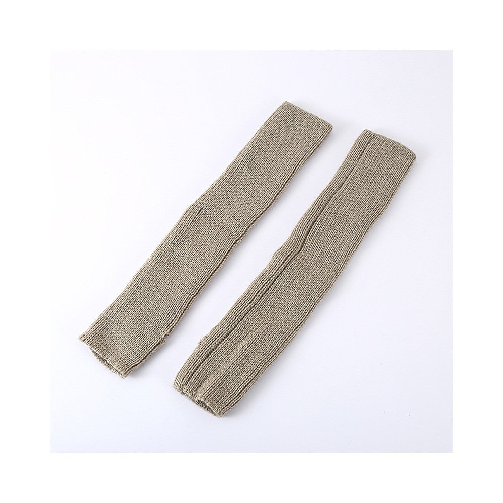 Solid Color Knitted Dance Yoga Training Long Socks