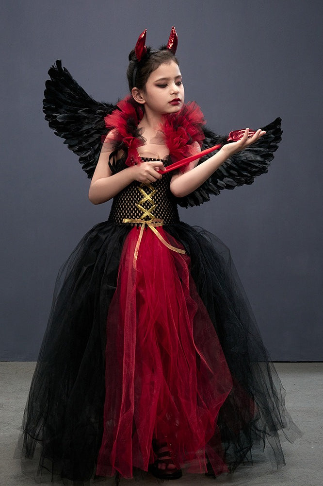 Vampire Devil Dress Kid Halloween Costume
