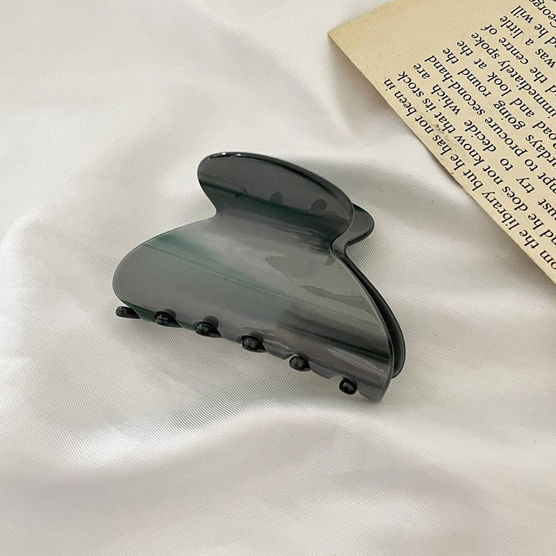 Wood Grain Hair Claw Clip