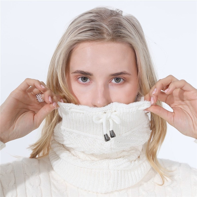 Dual Purpose Knitted Neck Warmer Beanie