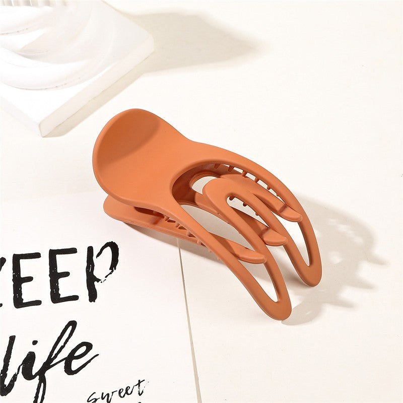 Minimalist Hair Clip Concave Coiffure Duckbill Claw Clip