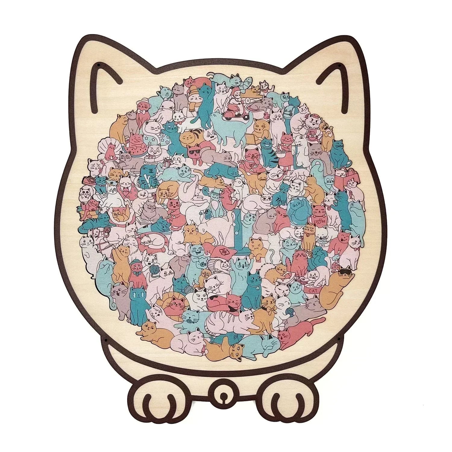 The Kitty-Clique Puzzle - A Calming Cat-Filled Challenge - 50% OFF