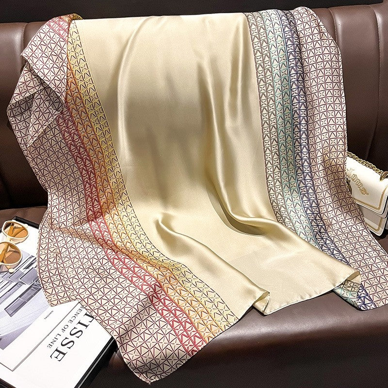 Fashion Square  Print  Scarf