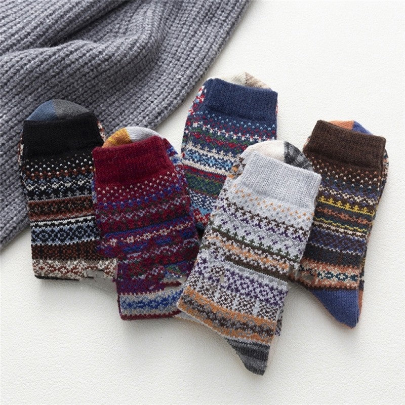 Striped Breathable Casual Soft Wear-Resisting Sock(A Set Of Five Pairs)