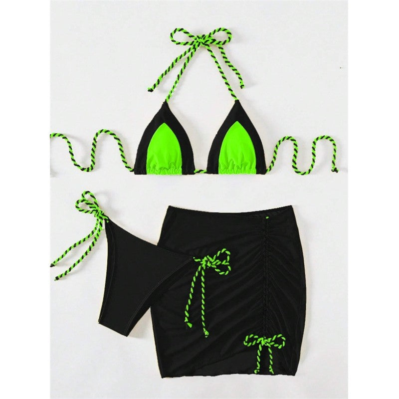 Sexy Bikini Swimsuit Set For Women, 3-Piece, Wholesale
