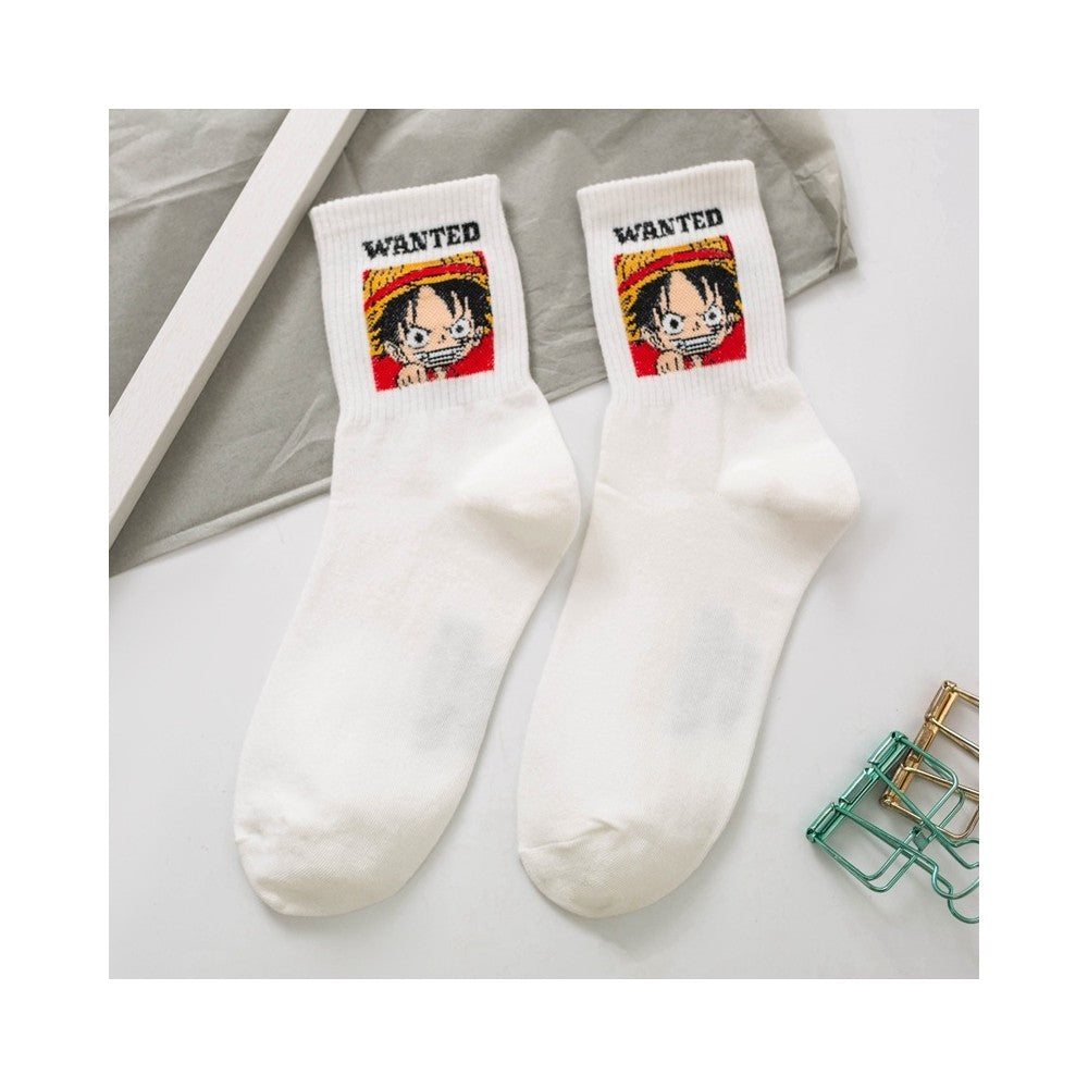 Cute Cartoon Unisex Cotton Sports Socks