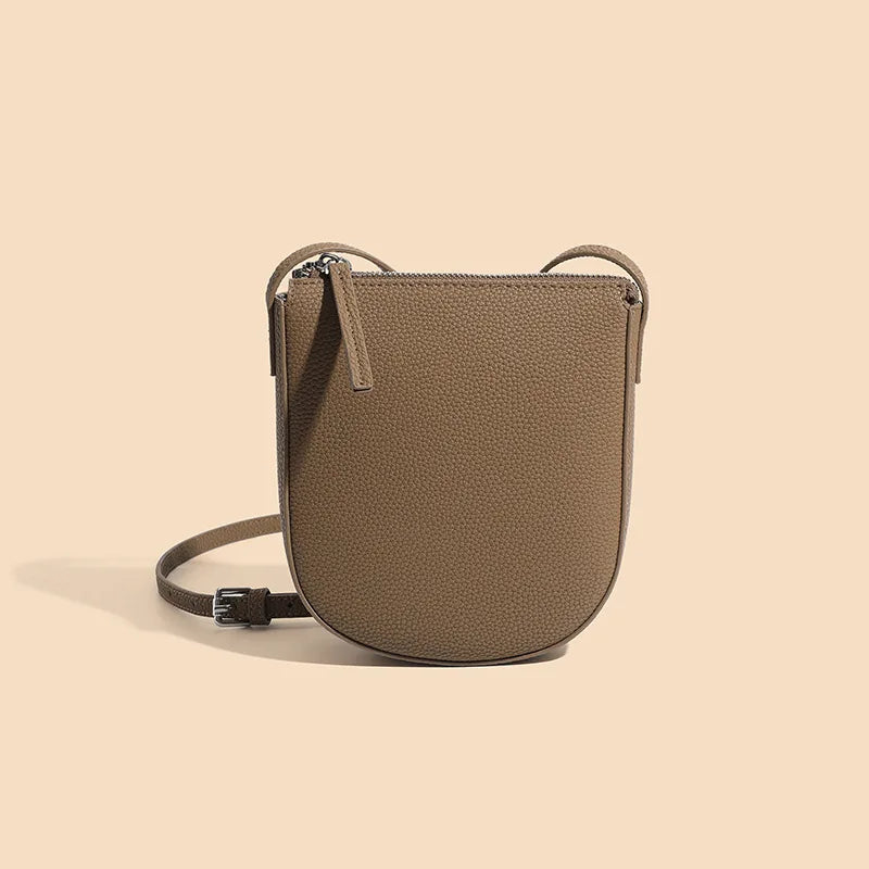Women's Genuine Leather Messenger Phone Bag