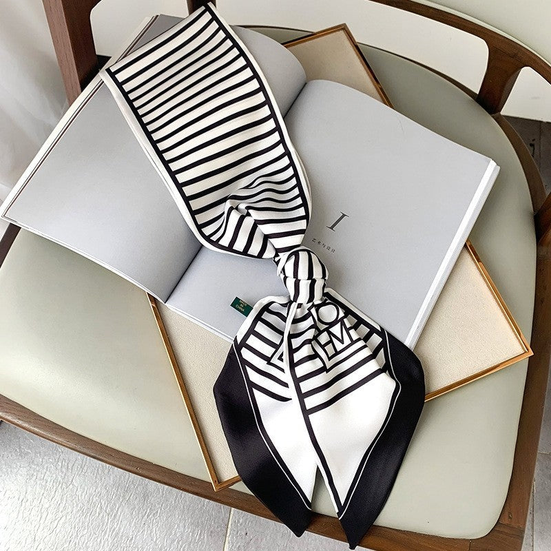 Malaysian Print Square Silk Scarf