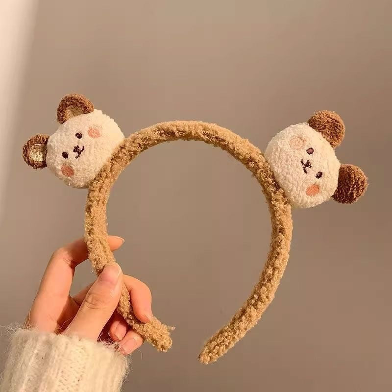 Funny Cute Cartoon Homewear Face Wash Headband Hair Band