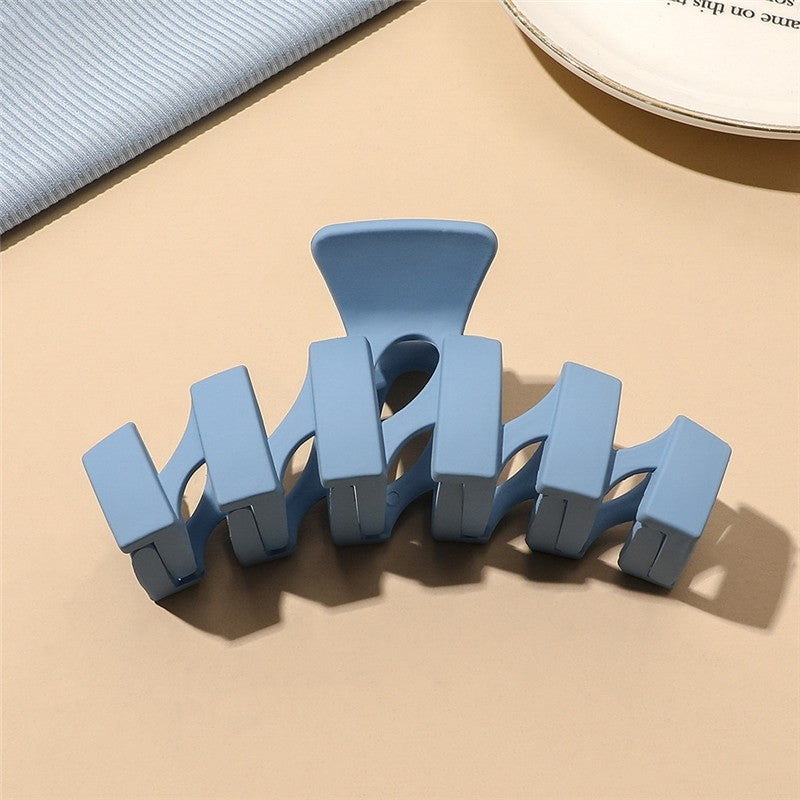 Matte Blue Multi Shape Claw Clip