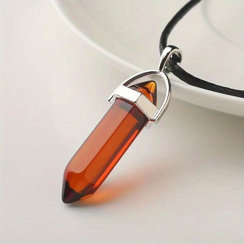 Hexagonal Pendant Necklace