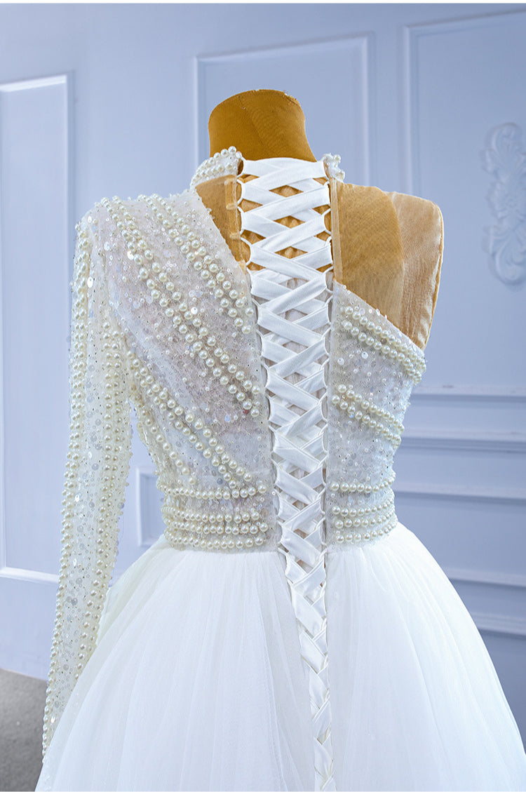 Gorgeous Handmade Beaded Princess Ball Gown Wedding Dresses