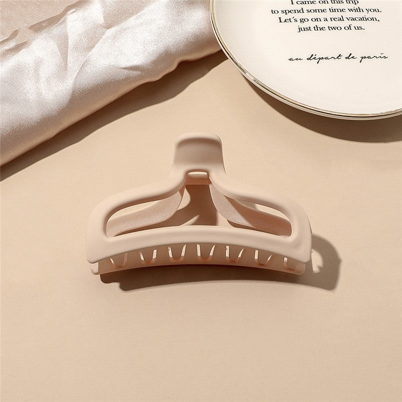 Fashion Solid Matte Hair Claw Clip