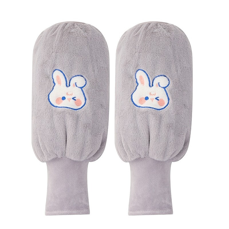 Cartoon Embroidered Warm Arm Sleeves