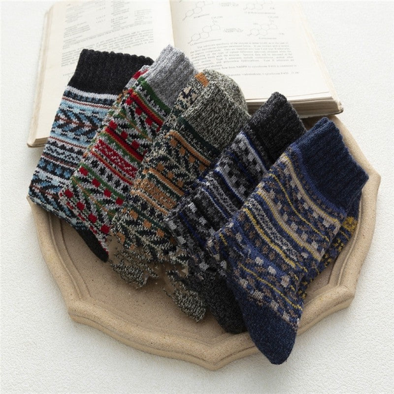 Breathable Soft Anti-Stress Striped Sock(A Set Of Five Pairs)