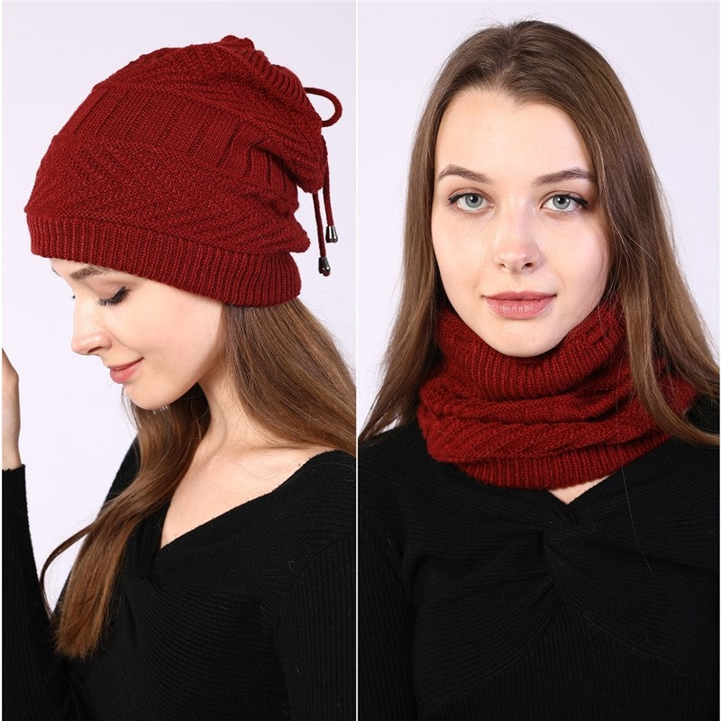Dual Purpose Knitted Neck Warmer Beanie