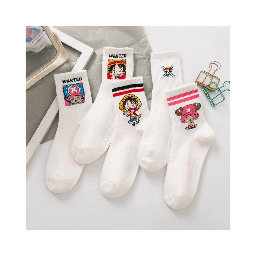 Cute Cartoon Unisex Cotton Sports Socks