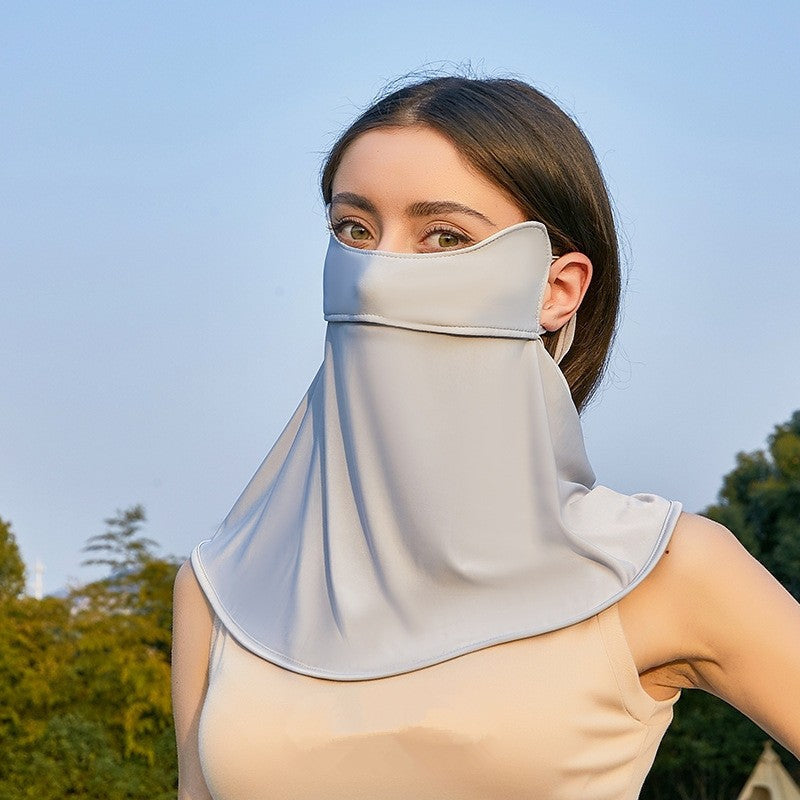 Breathable Neck Sun Shield For Half Face UV Protection