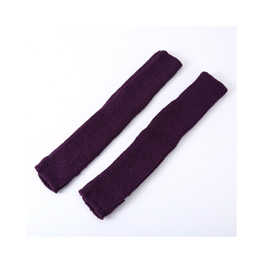 Solid Color Knitted Dance Yoga Training Long Socks