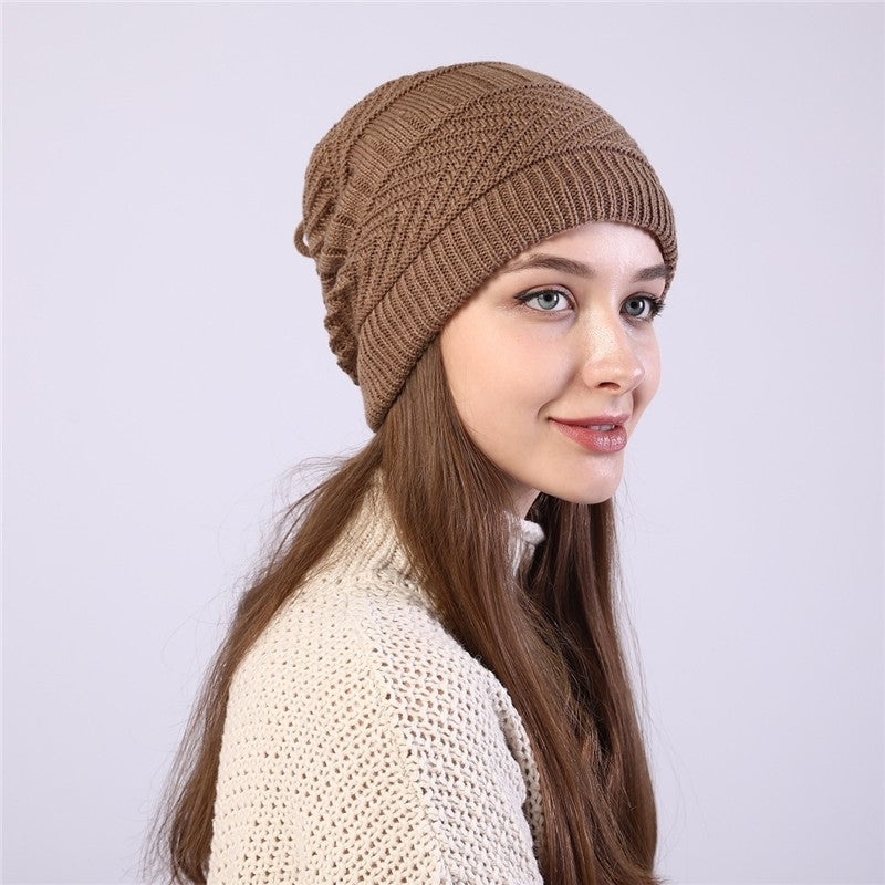 Dual Purpose Knitted Neck Warmer Beanie