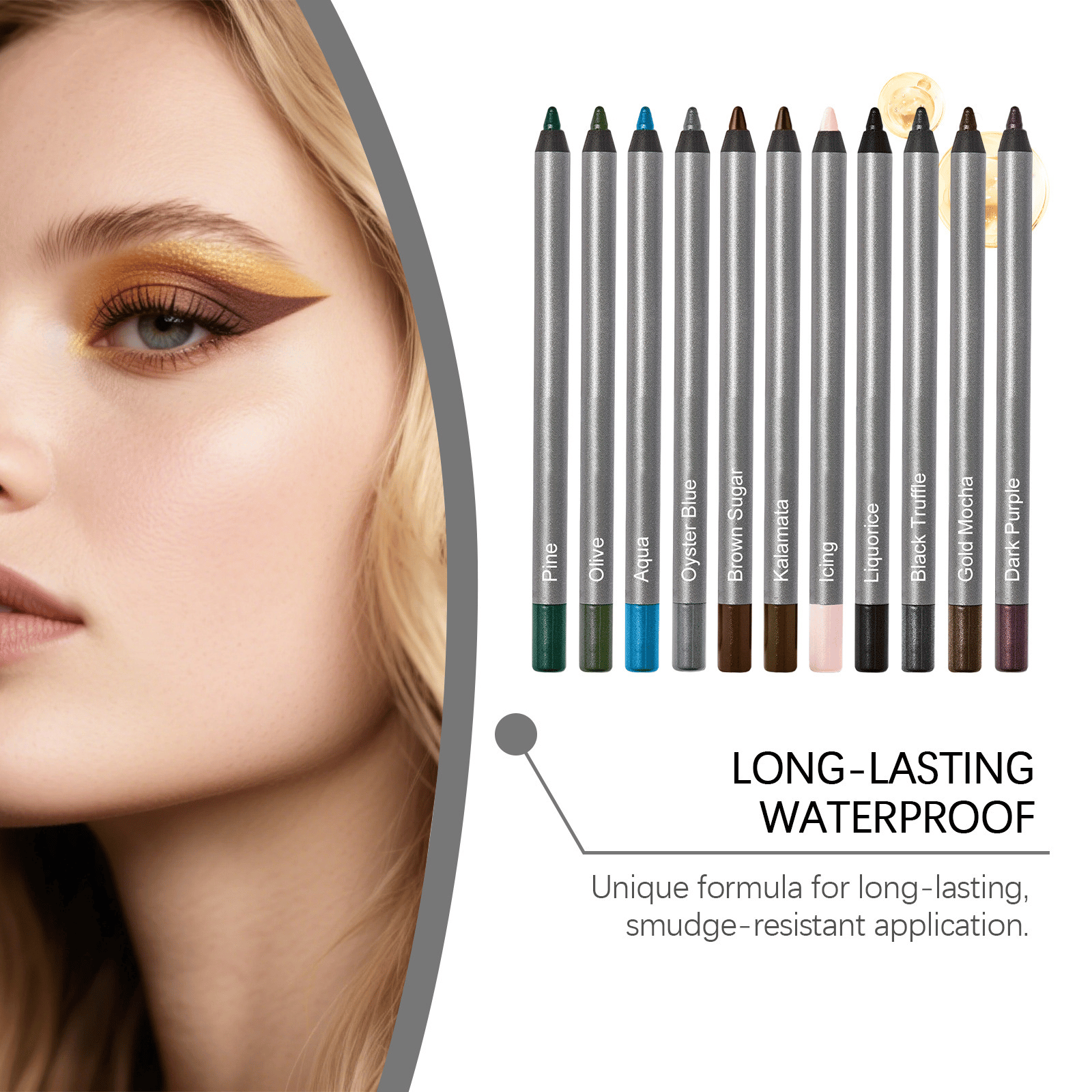 The AuraLock Eyeliner Duo - 24-Hour Smudge-Proof Precision and All-Day Stay + 1+1 FREE