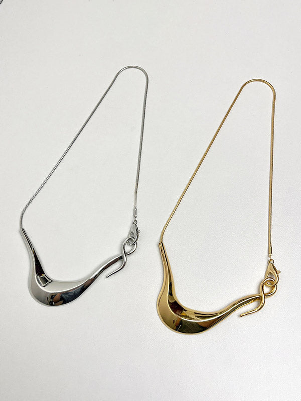 Chains Geometric Solid Color Necklaces Accessories