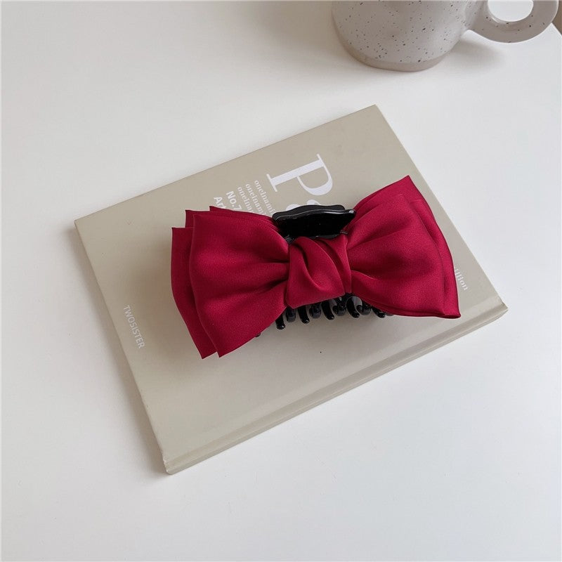 Double Sided Bowknot Hair Claw Clip