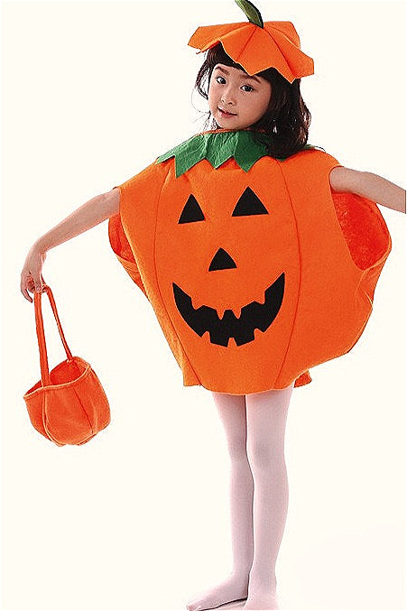 Pumpkin Cosplay Set Kid Halloween