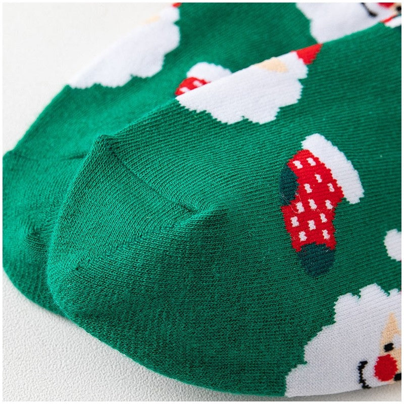 Christmas Lovely Cartoon Mid Calf Socks