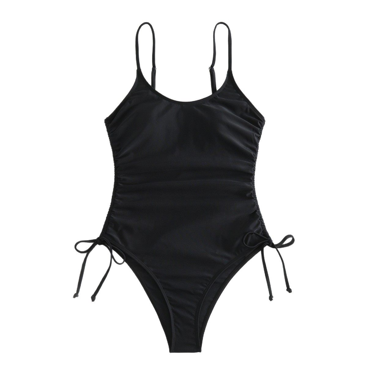New Women's Leopard Print Ruffle One-Piece Swimsuit