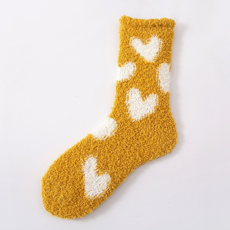 Cute Home Coral Fleece Terry Socks