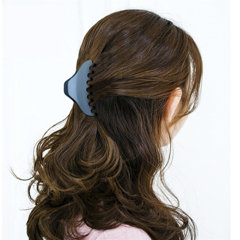 Matte Blue Multi Shape Claw Clip