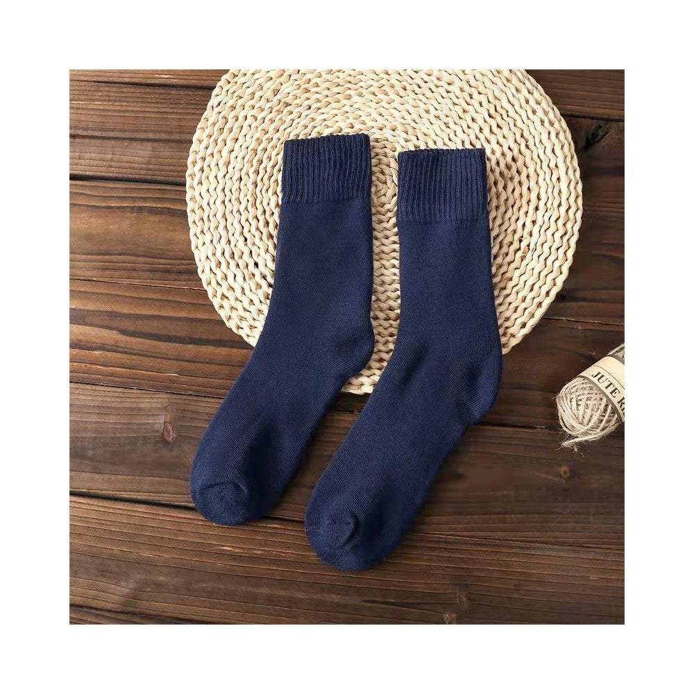 Solid Color Thickened Unisex Warm Socks