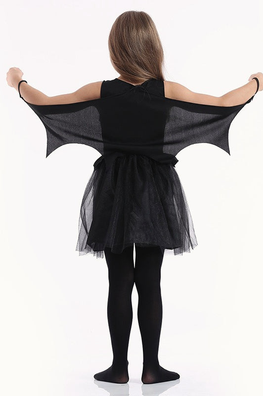 Skeleton Print Kid Halloween Costume