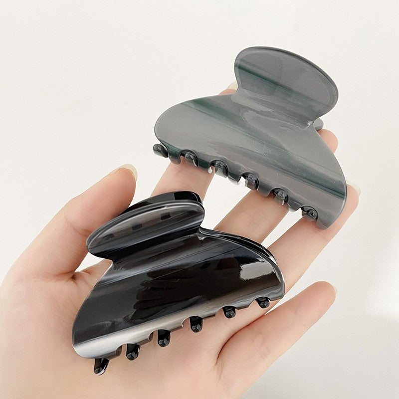 Wood Grain Hair Claw Clip