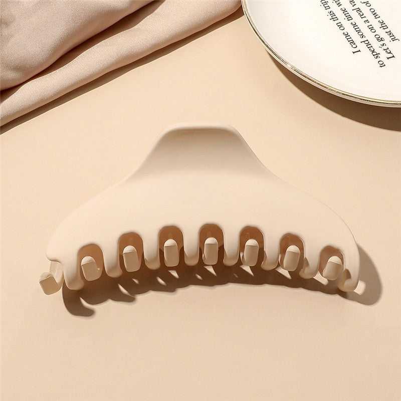 Fashion Solid Matte Hair Claw Clip
