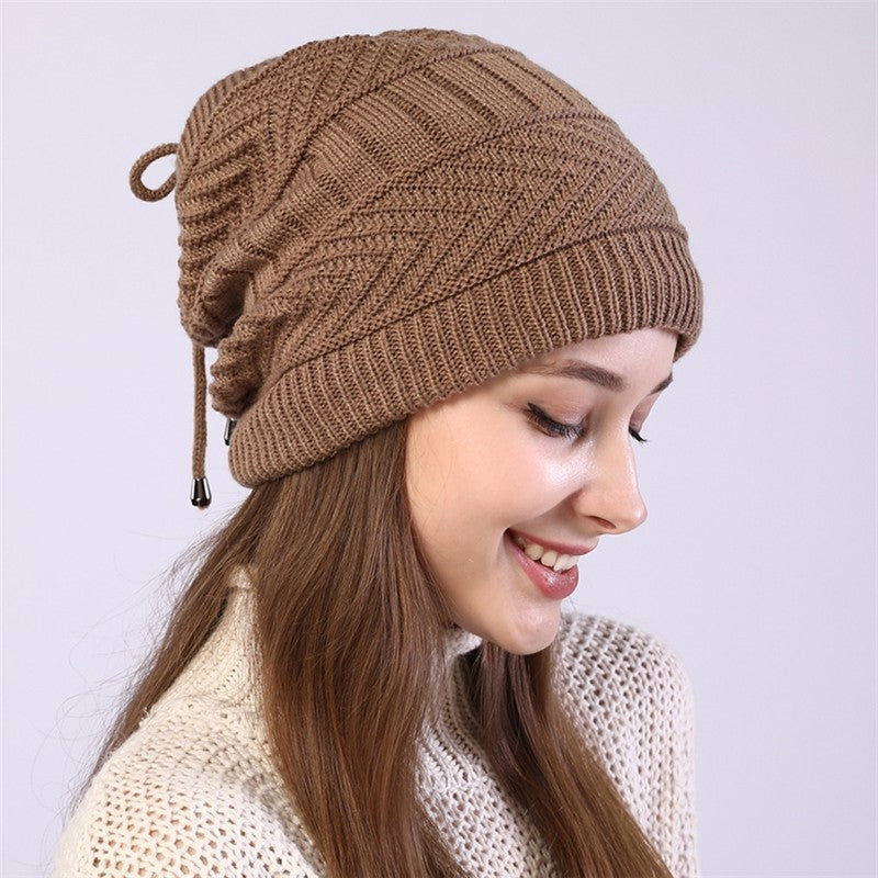 Dual Purpose Knitted Neck Warmer Beanie