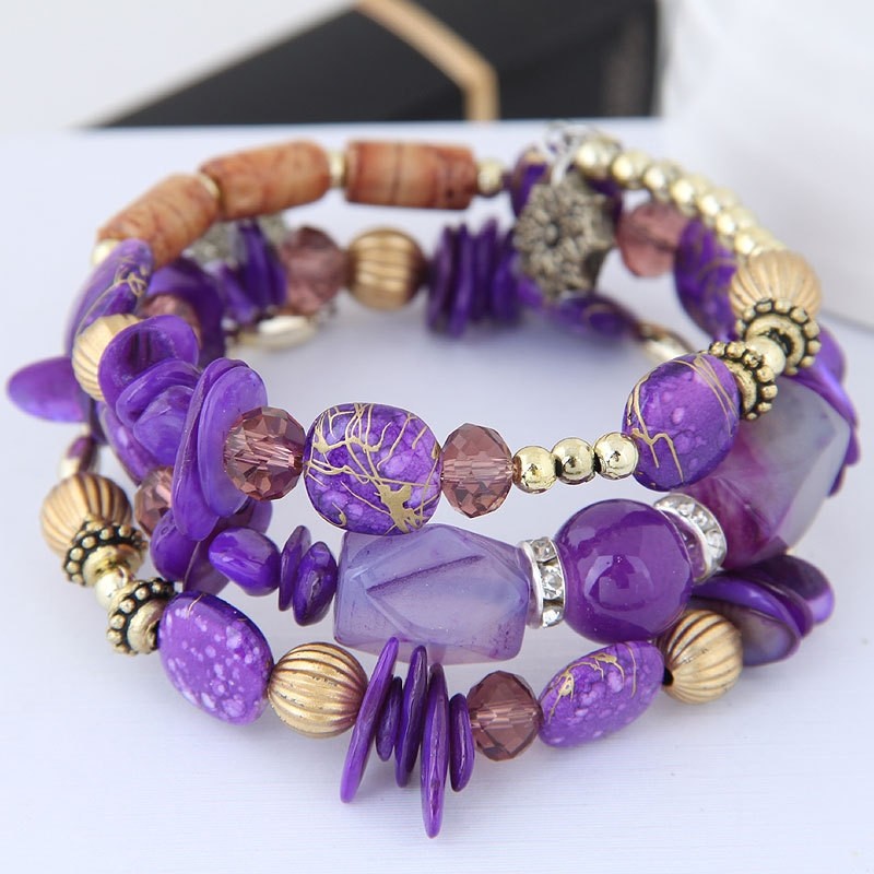 Fashion Beaded Multi-Layer Wrap Bracelet