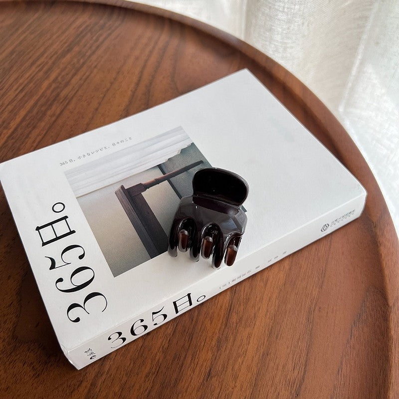Solid Color Small Hair Claw Clip