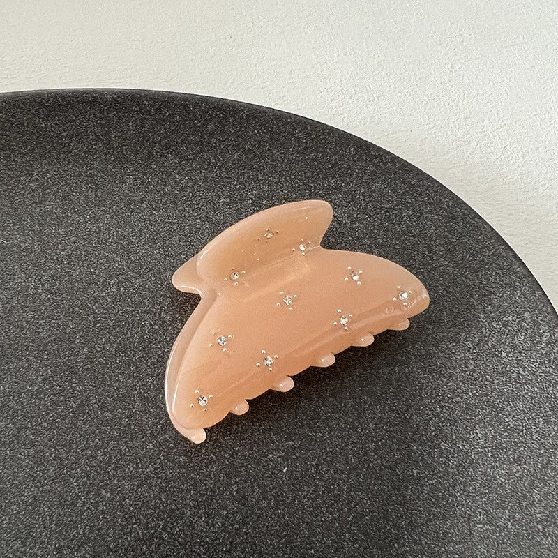 Chic Rhinestone Acetate Hair Claw Clip