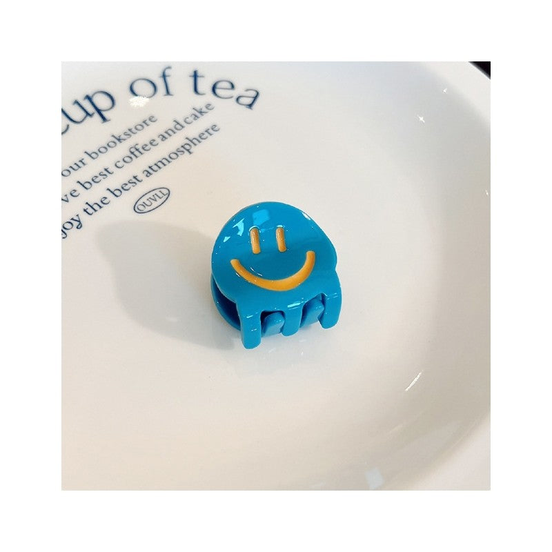 Acrylic Smiley Mini Hair Claw Clip