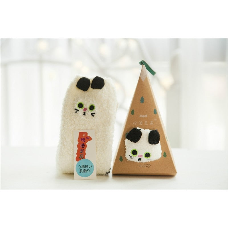 The Civet Cat Fox Panda Sheep Dog Striped Socks Mid-Calf Socks