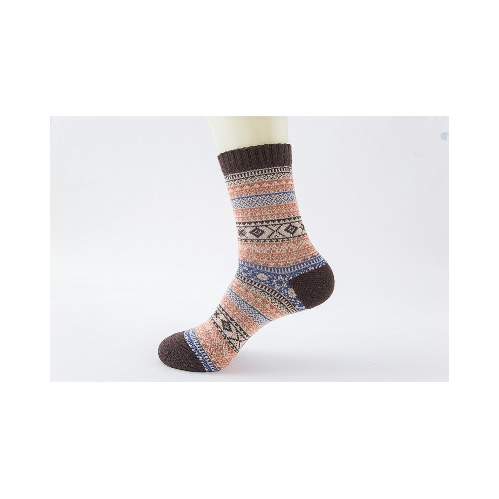 Retro Ethnic Style Thick Warm Wool Socks