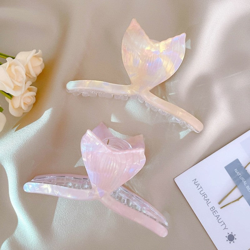 Mermaid Tail Acetate Hair Claw Clip