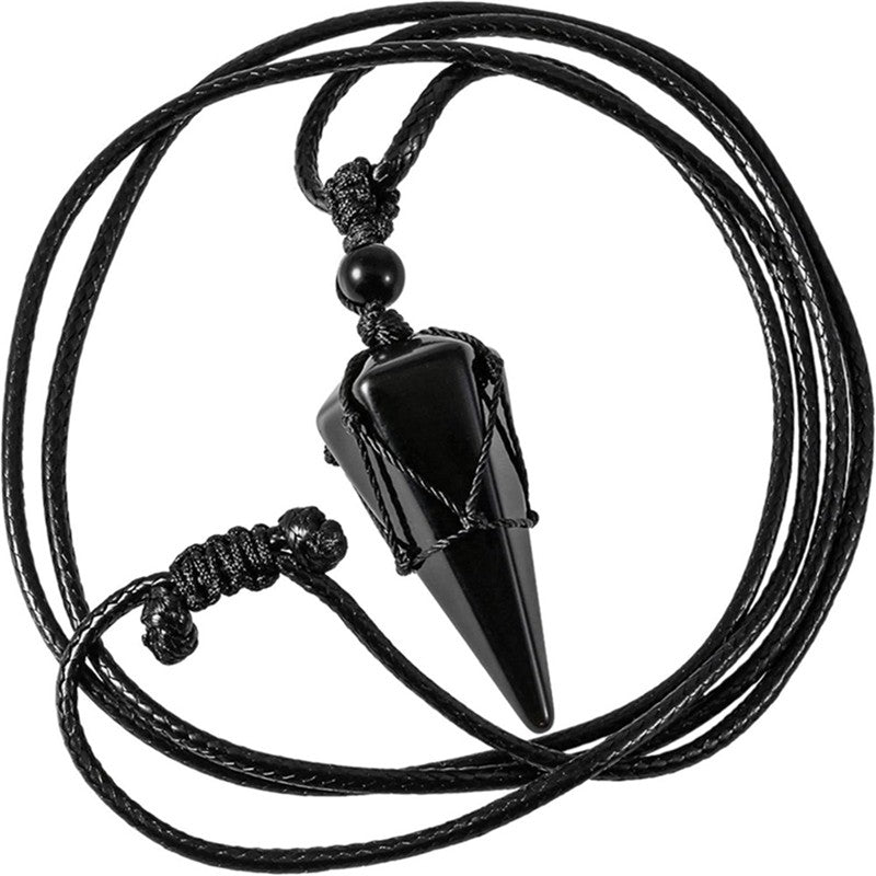 Hexagonal Mesh Pendant Necklace