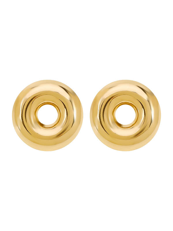 Geometric Hollow Drop Earrings